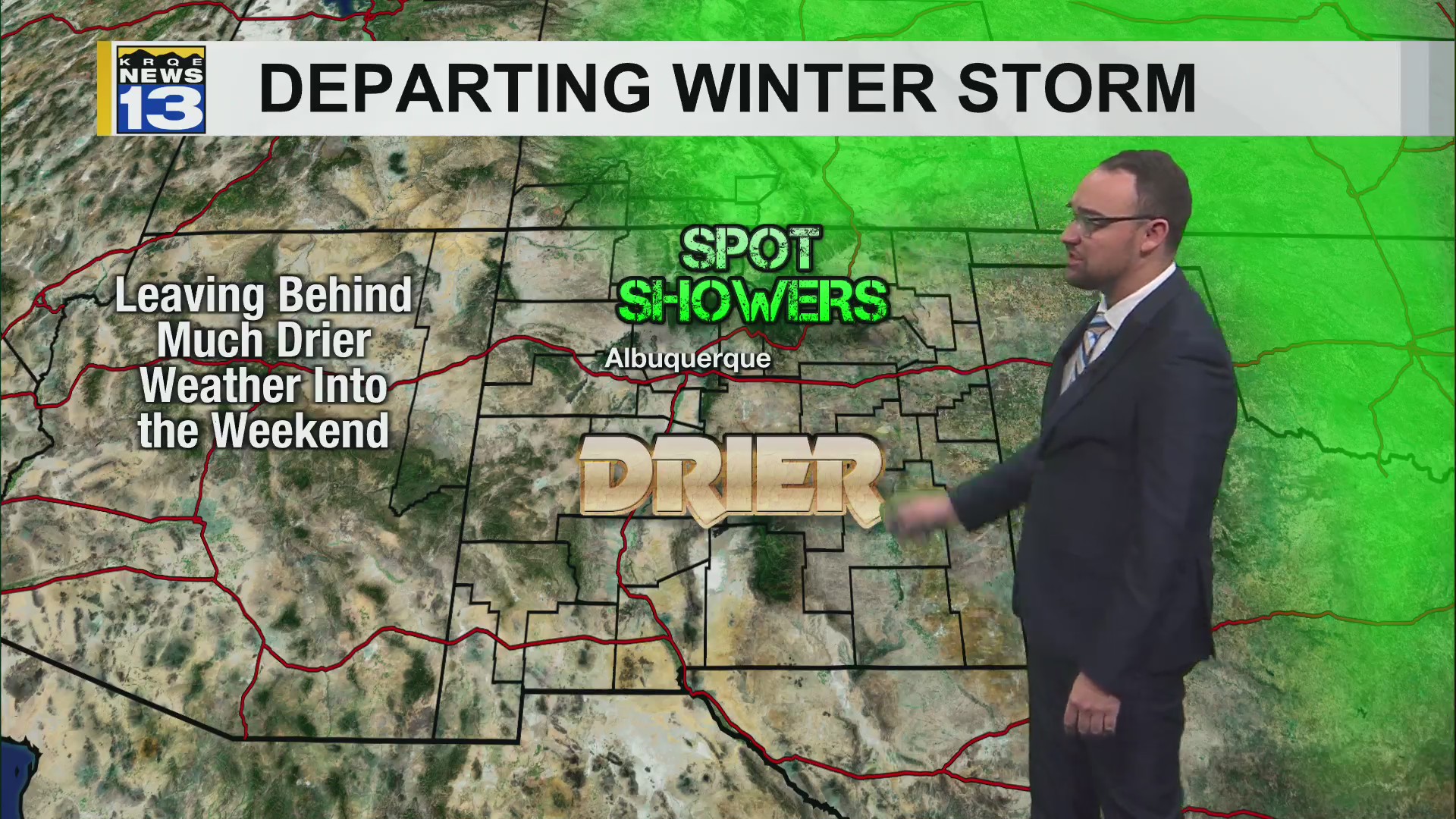 Winter storm moves out of New Mexico into the weekend – KRQE NEWS 13 ...
