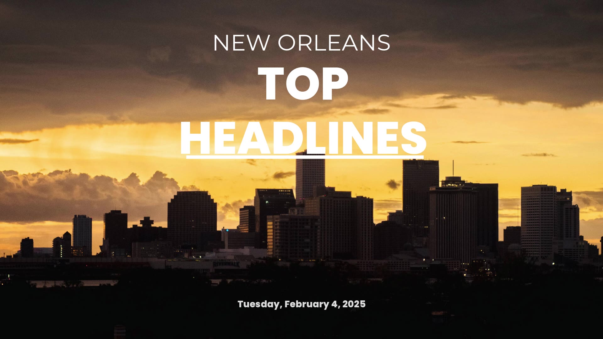 Feb. 4, 2025, Top Headlines for New Orleans WJHL TriCities News