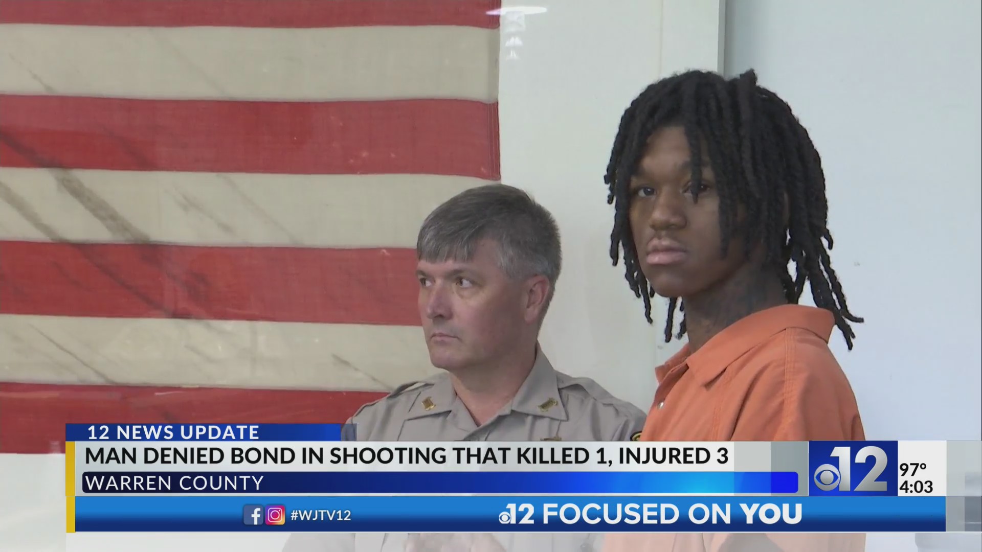 Man denied bond in Warren County shooting that killed 1, injured 3 – WJTV