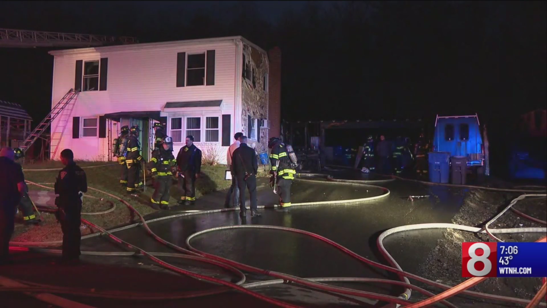 6 displaced after garage fire spreads to neighbors house, causes brush ...