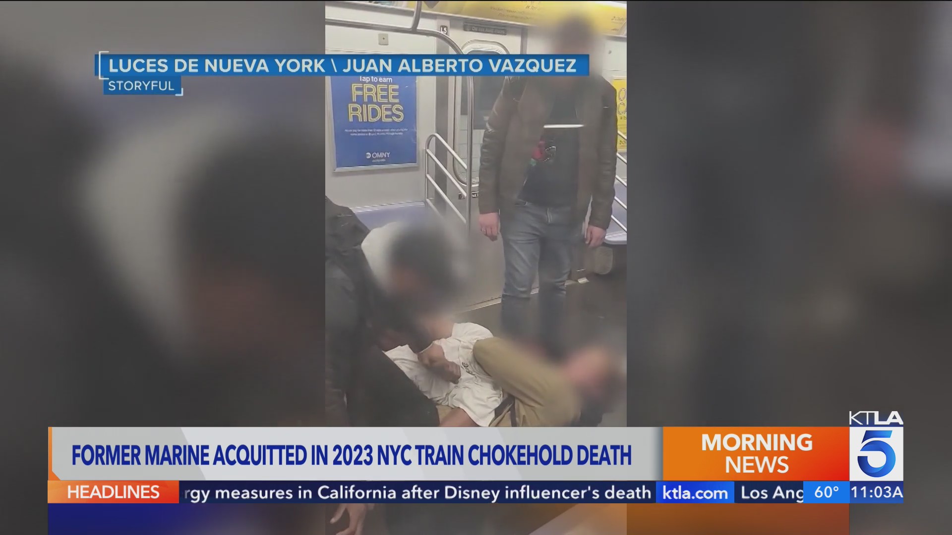 Daniel Penny found not guilty in NYC subway chokehold case – KTLA
