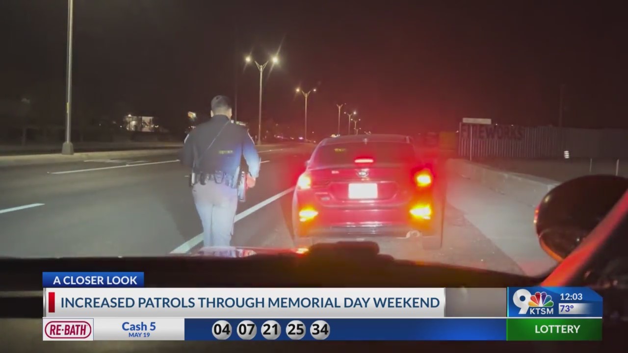 Increased patrols through Memorial Day weekend – KTSM 9 News