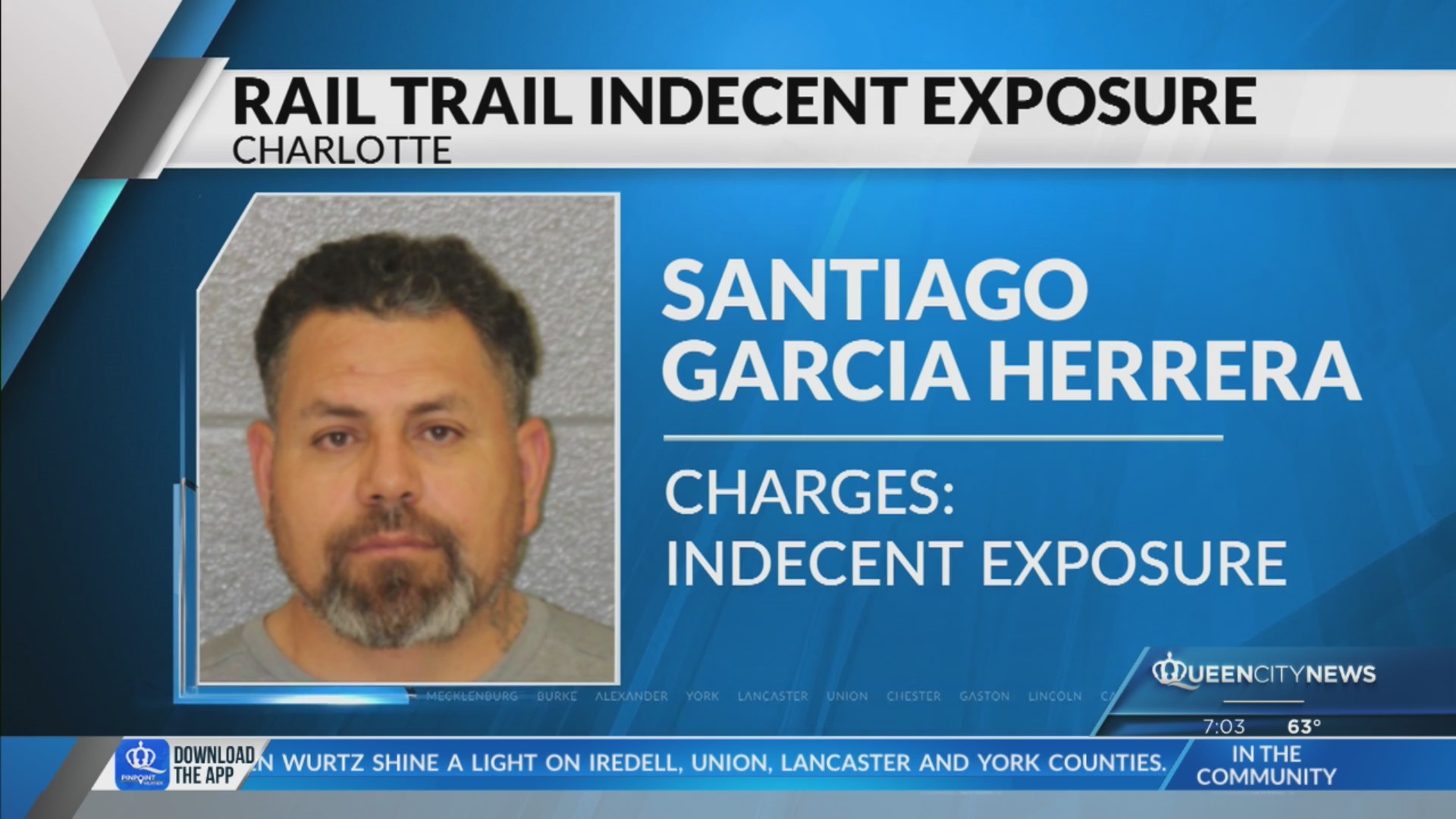 Man accused of indecent exposure on Charlotte Rail Trail – Queen City News