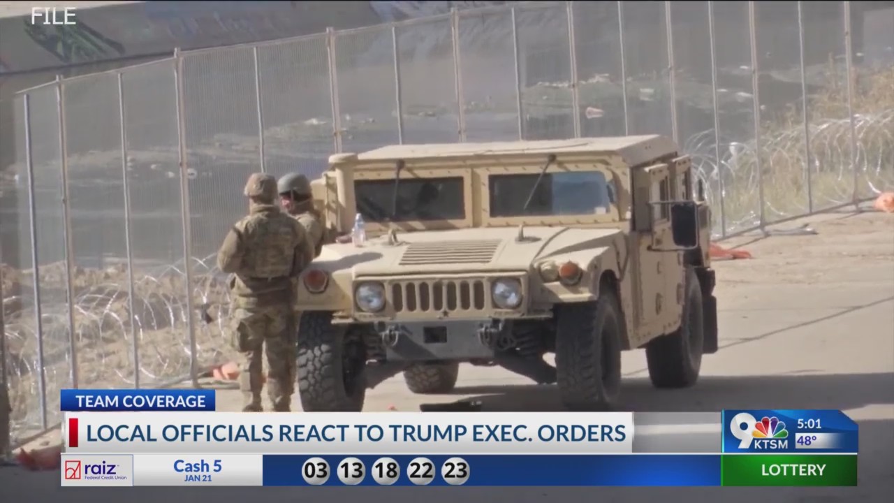 Local officials, El Paso County react to Trump’s executive orders ...