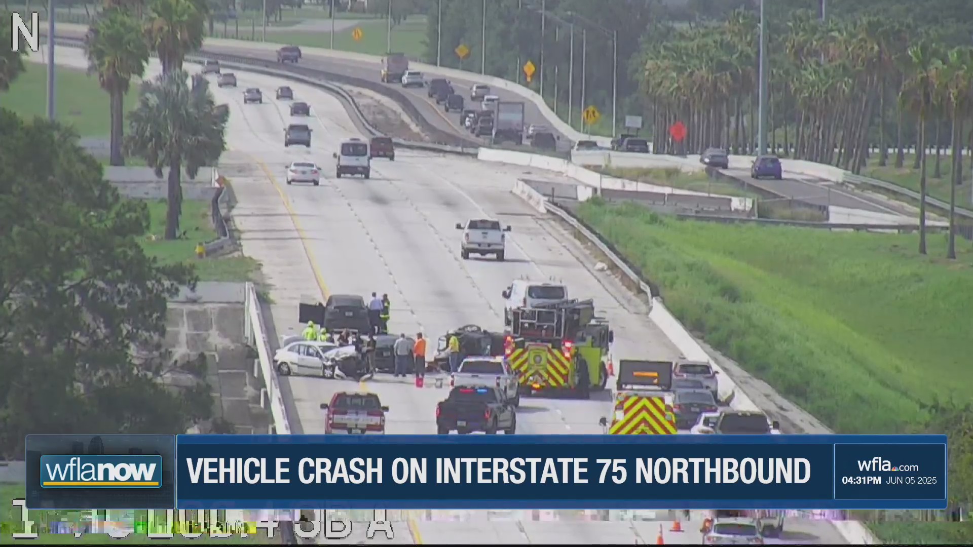 Crash on I-75 northbound – WFLA