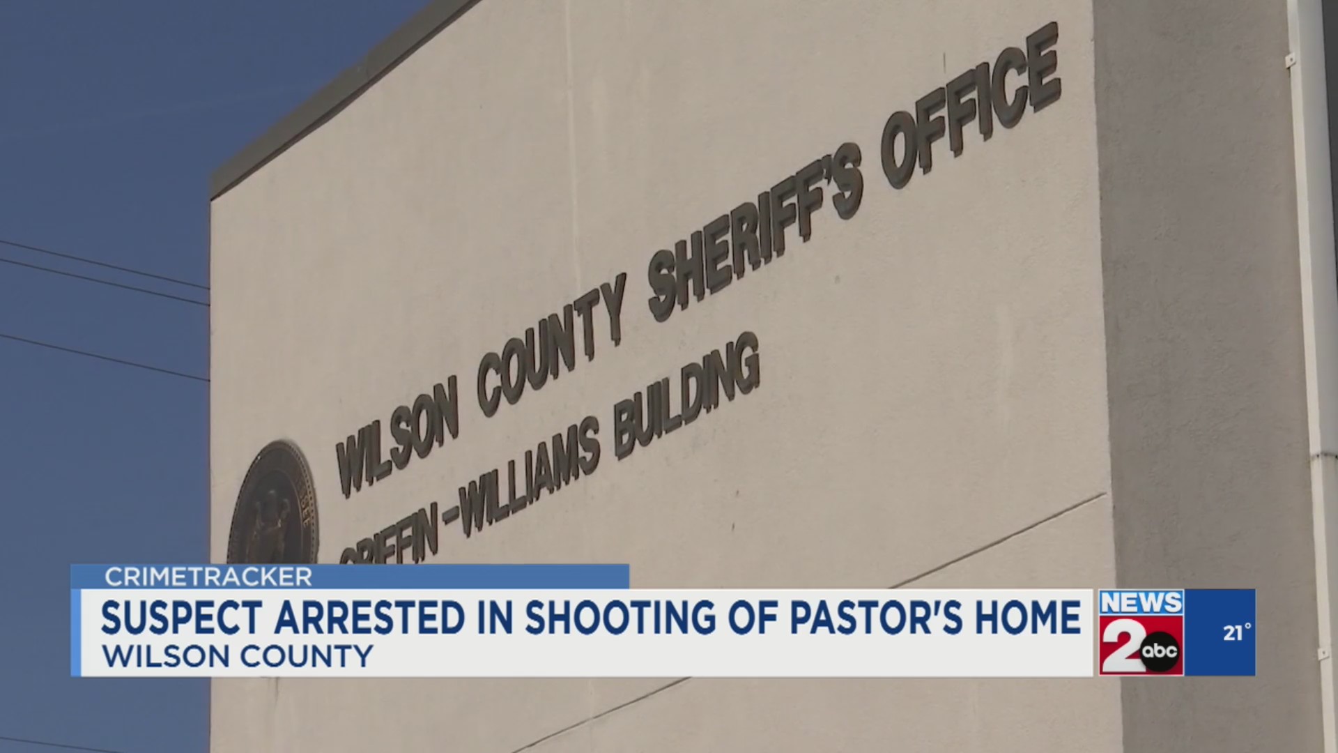 Suspect arrested in shooting of Wilson County pastor’s home – WKRN News 2