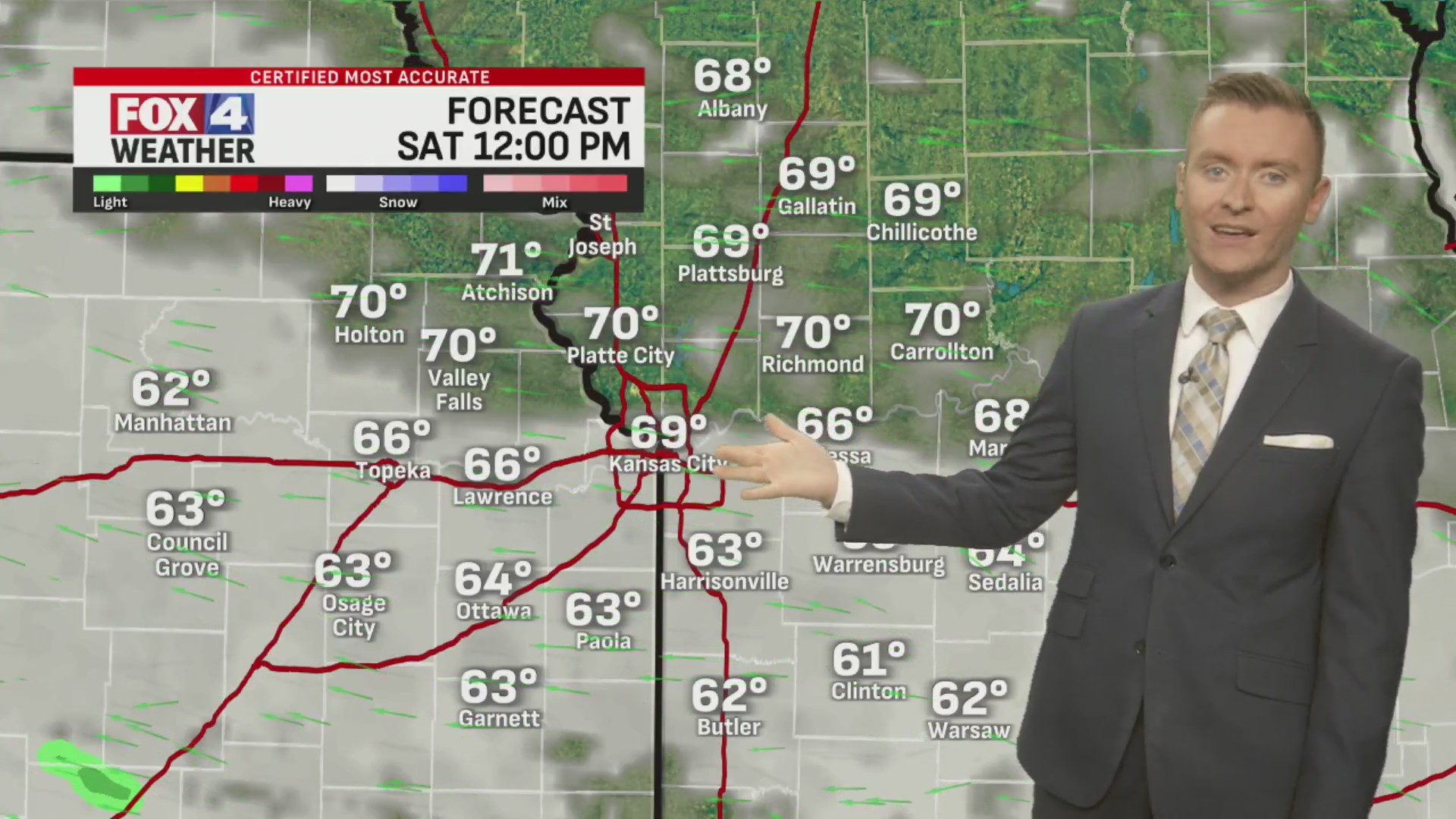 Friday afternoon forecast – FOX 4 Kansas City WDAF-TV | News, Weather ...
