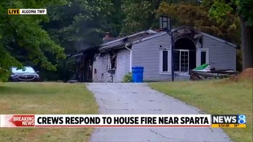 Fire chief: Residents OK after house fire near Sparta – WOODTV.com