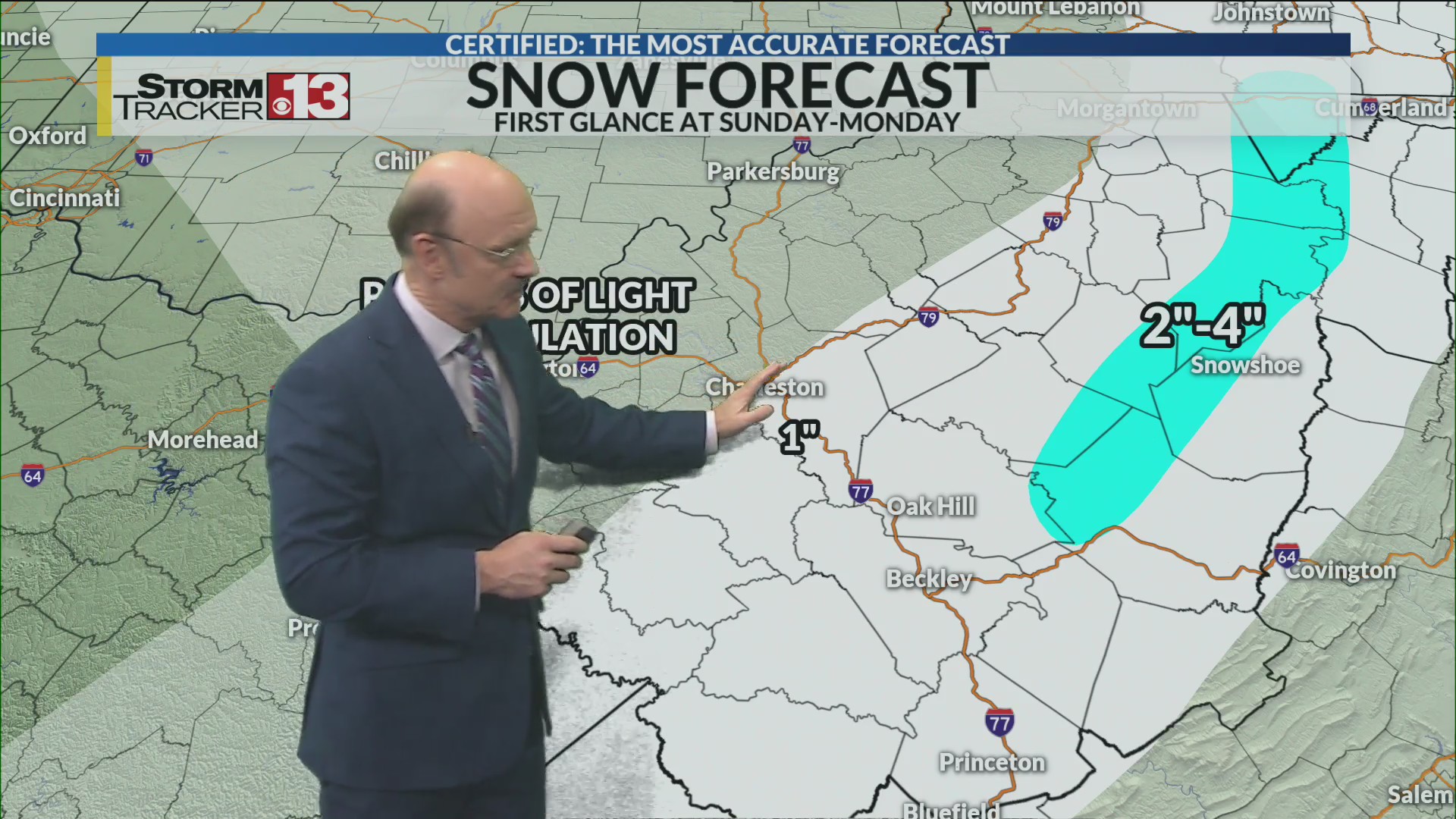 Next snow Sunday night before the Arctic air arrives – WOWK 13 News