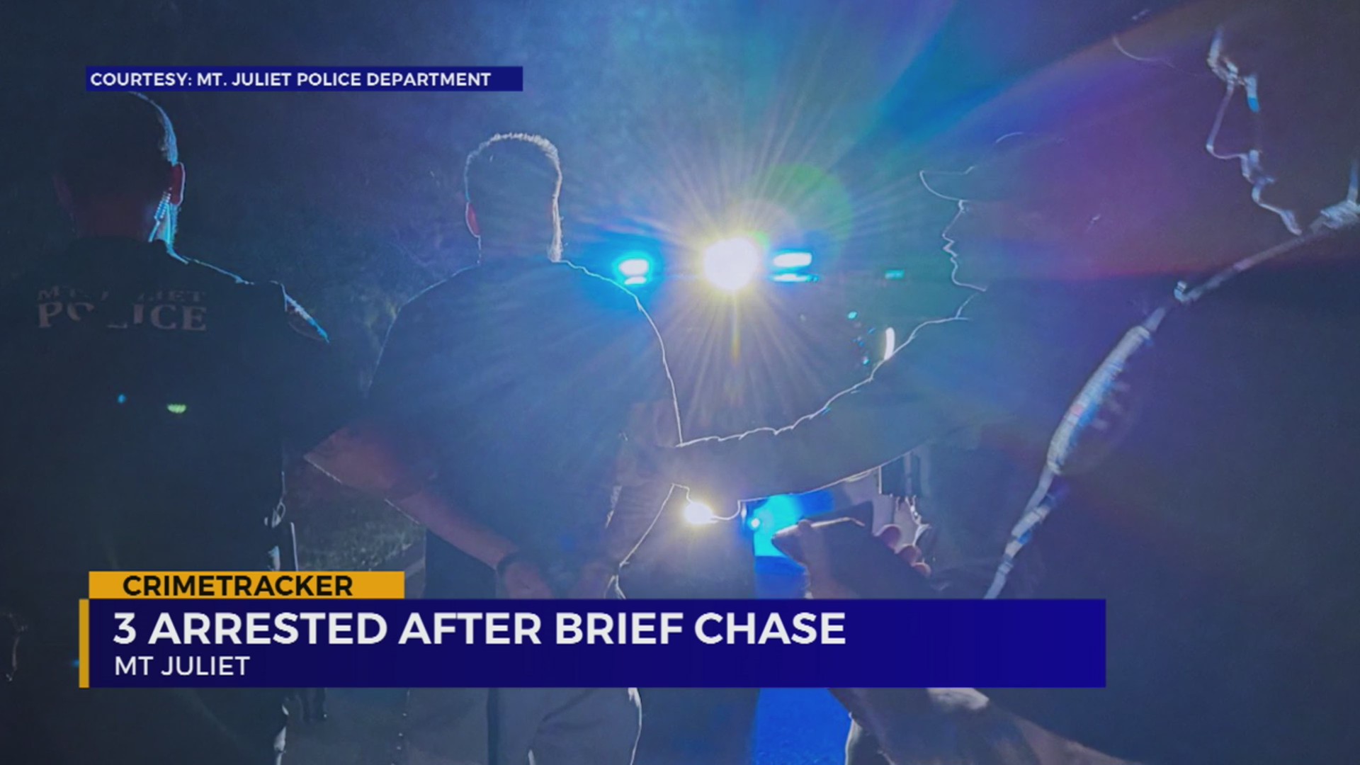 3 arrested after fleeing traffic stop in Mt. Juliet – WKRN News 2