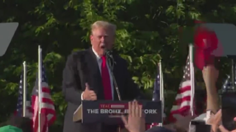 Trump Rally Bronz Trump holds a rally in the Bronx as he tries to woo his hometown – PIX11