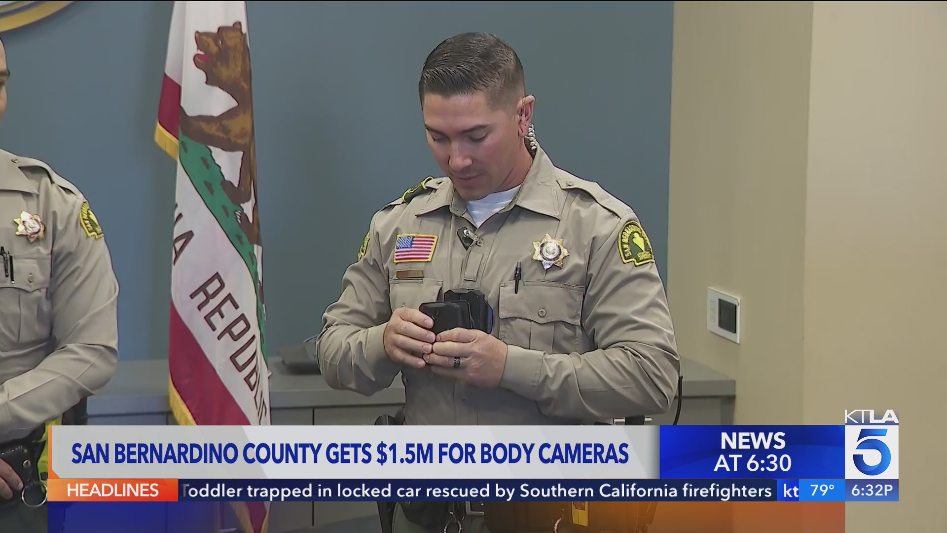 San Bernardino County gets $1.5 million for body-worn cameras – KTLA