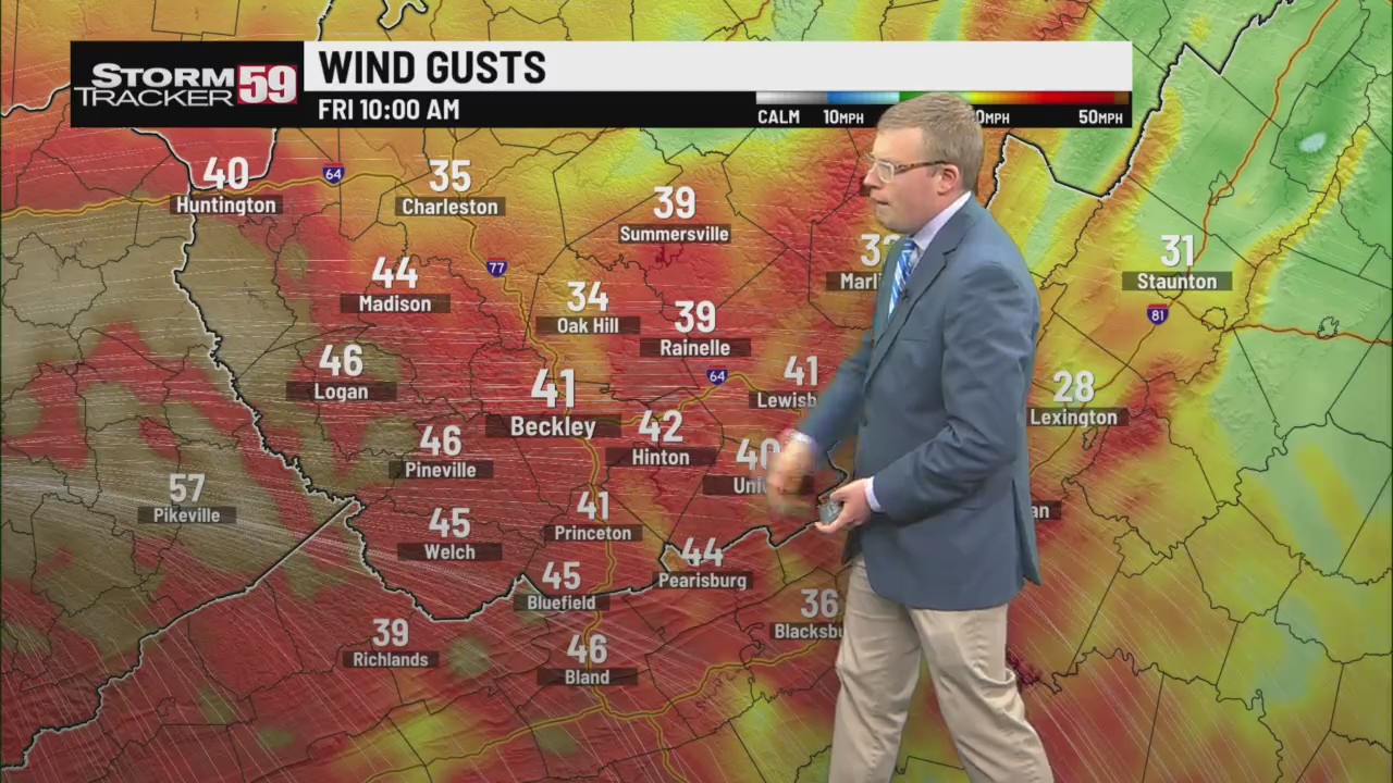 Strong wind gusts and more rain – the latest on Helene’s impacts – WVNS