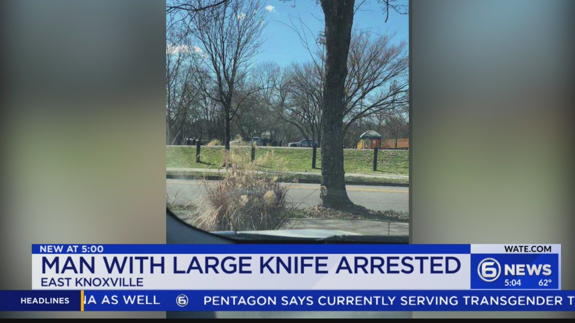 KPD: Man with large knife taken into custody in East Knoxville – WATE 6 ...