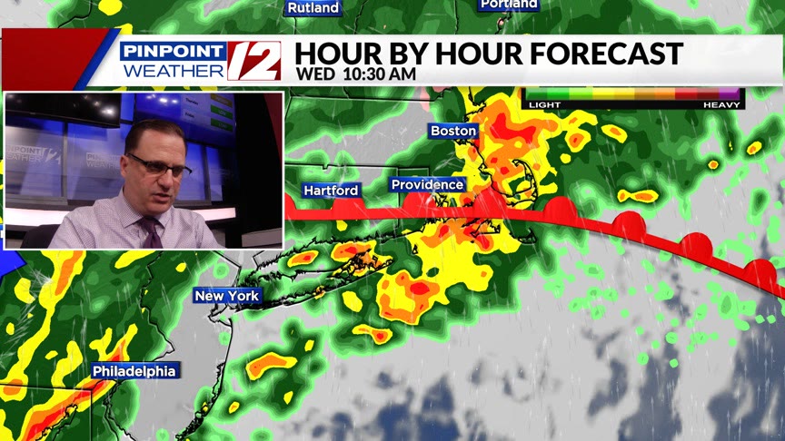 WPRI 12 Weather Now 12/11/24: Heavy rain and strong winds today into ...