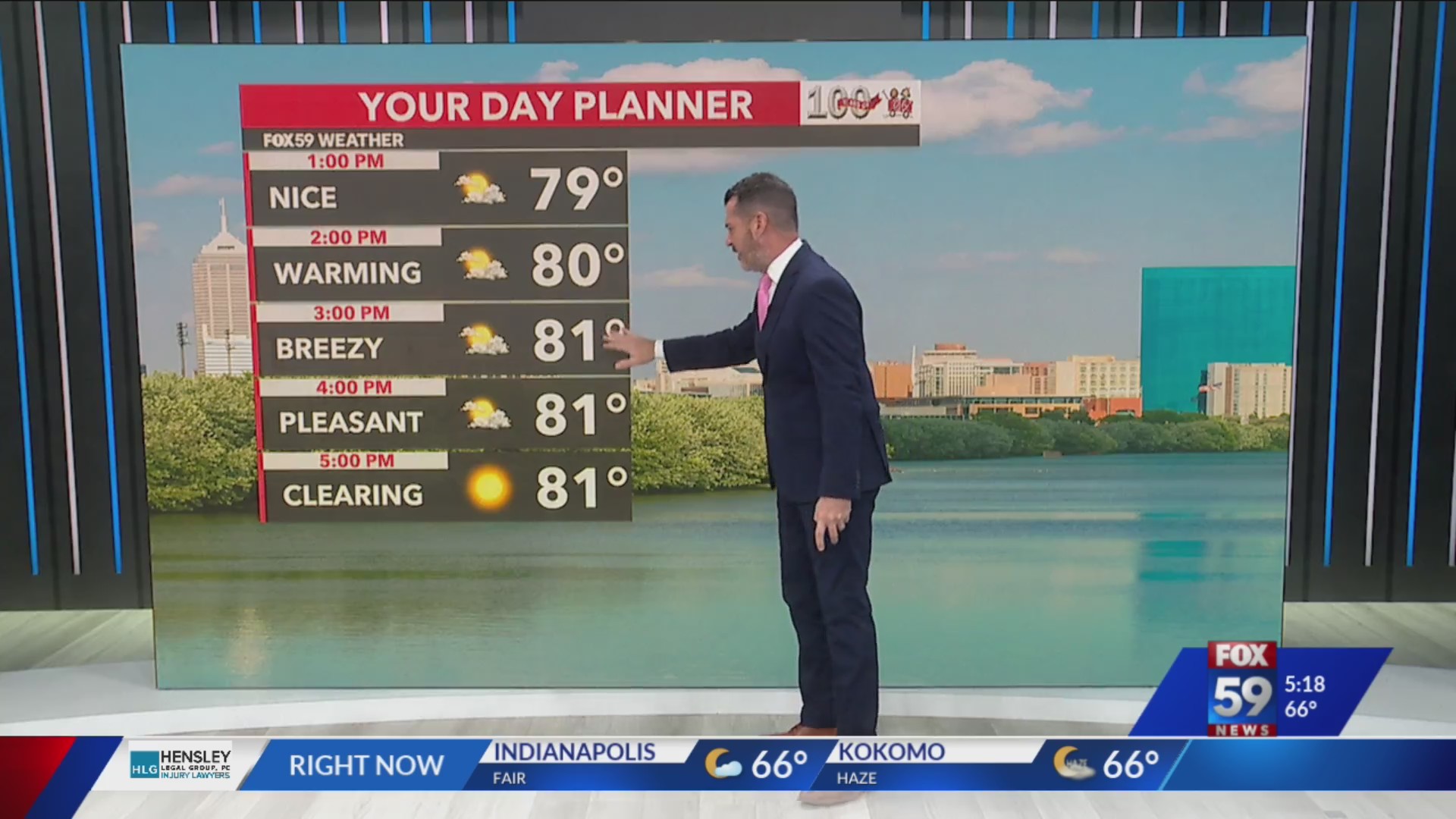 Refreshing air inbound, as rain chances go quiet! – Fox 59