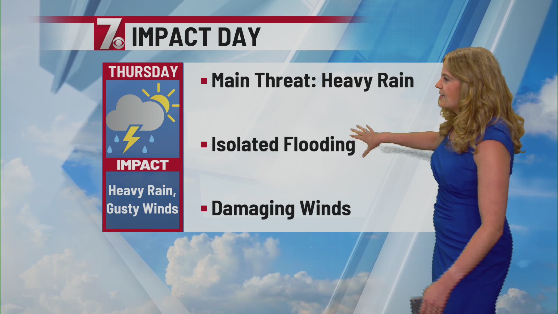 Thursday afternoon weather forecast update - WSPA 7NEWS