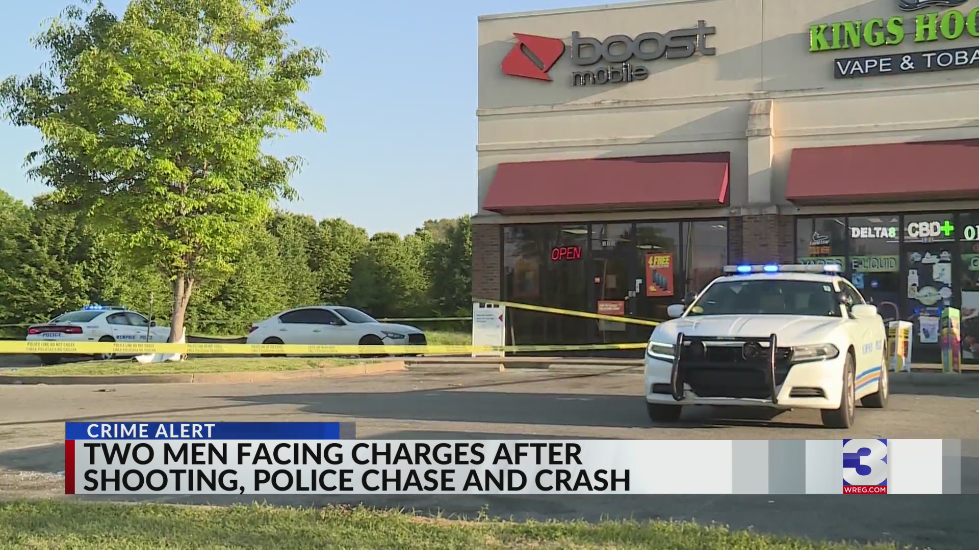 Man shot, 2 charged after shootout turns to police chase: MPD – WREG.com