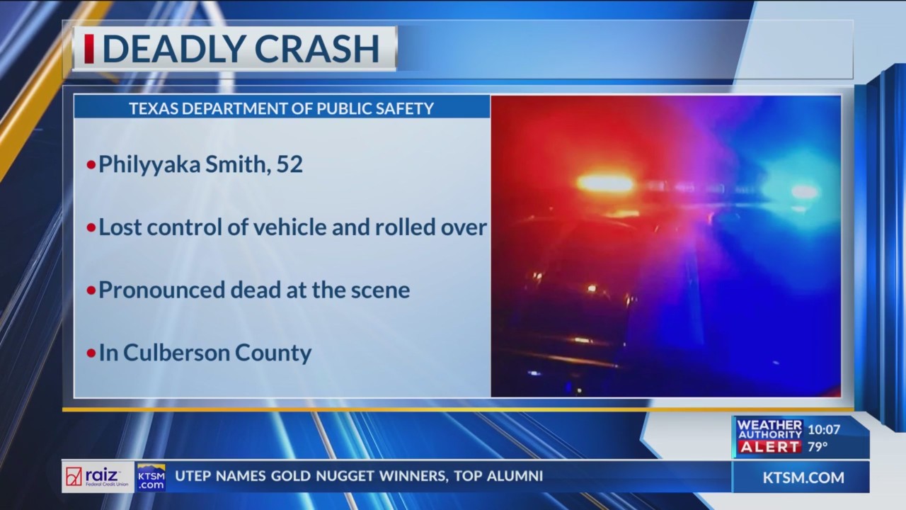 Man killed in crash along I-10 in Culberson County – KTSM 9 News