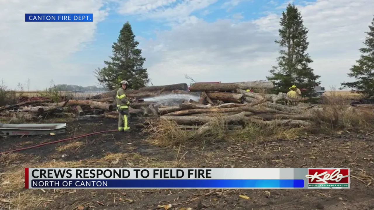 Crews respond to Saturday field fire near Canton – KELOLAND.com