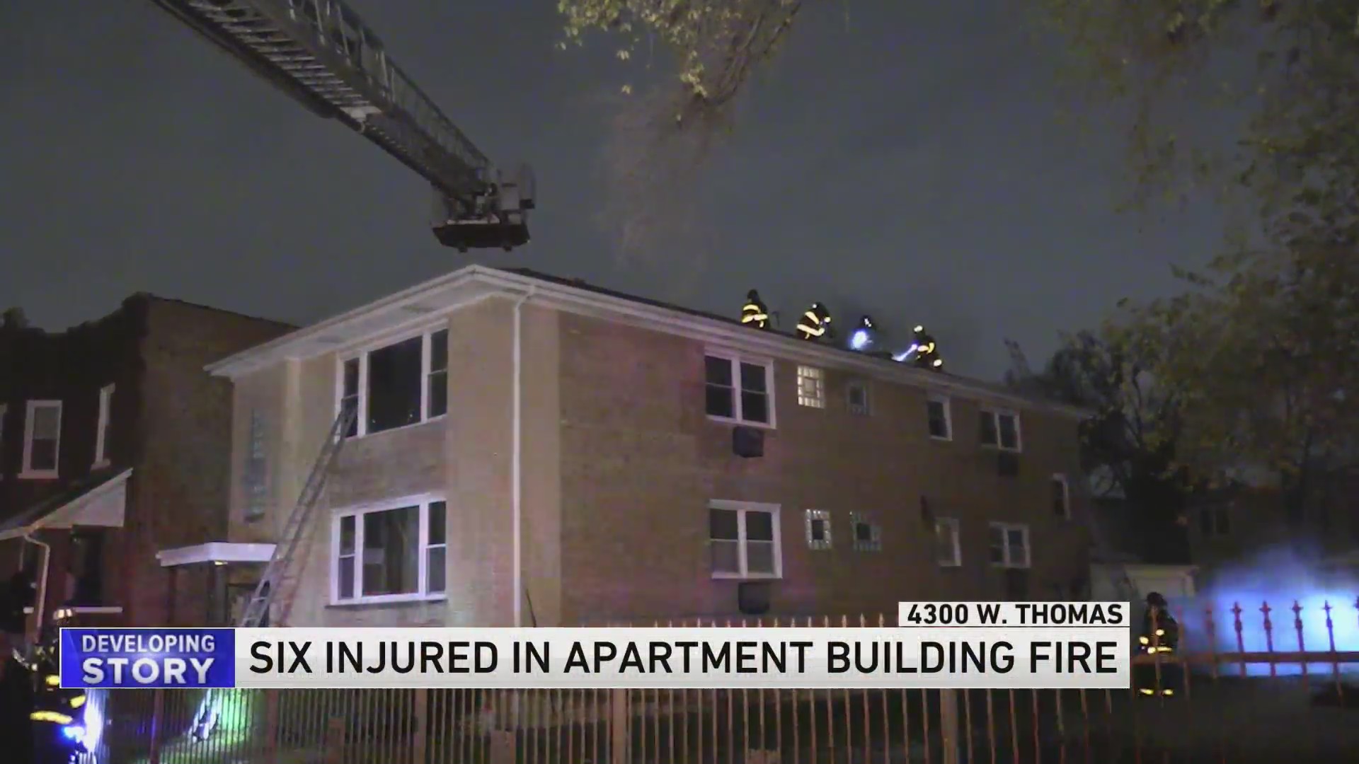 Apartment building fire leaves 6 injured in West Humboldt Park – WGN-TV