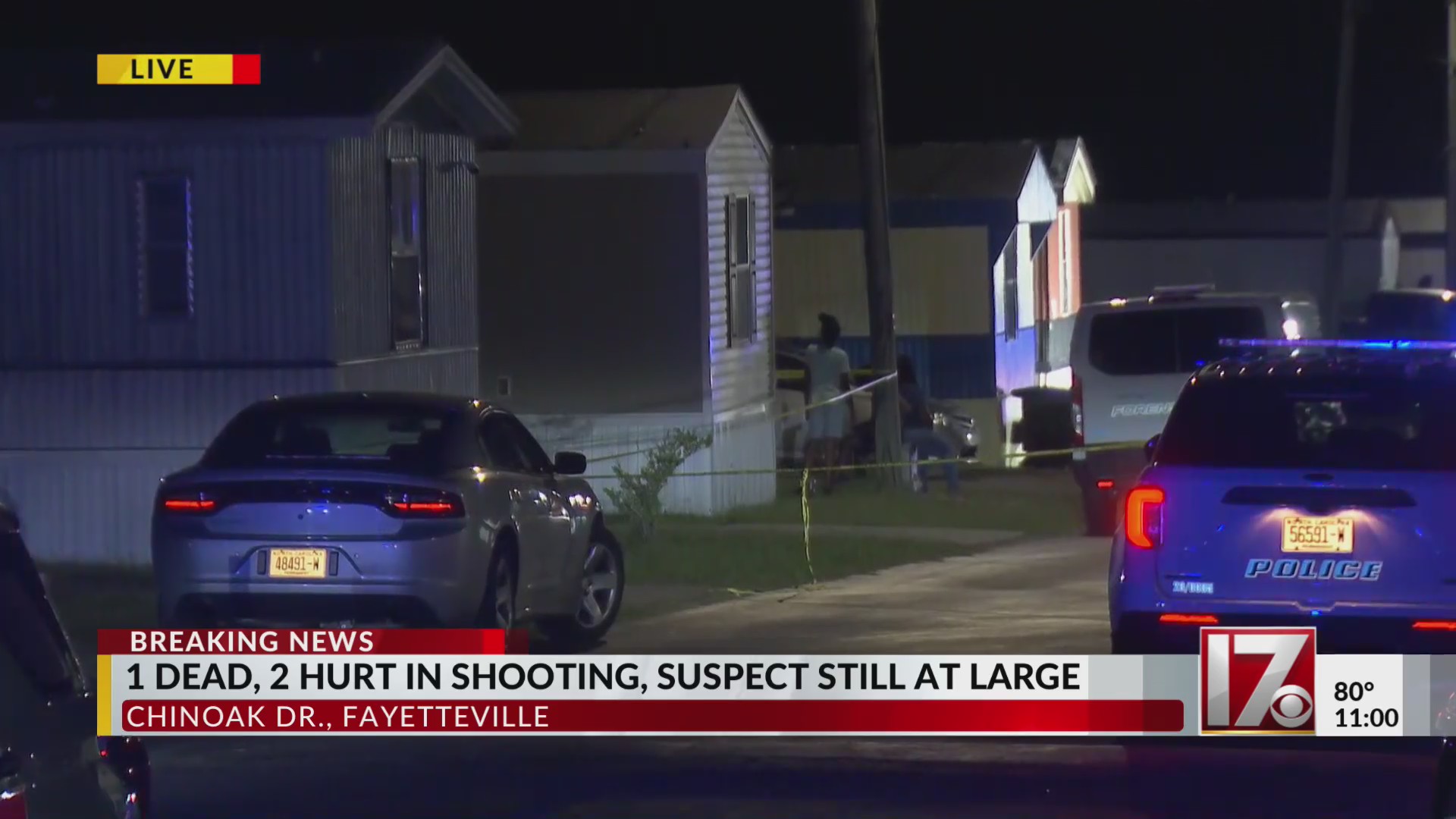 1 dead, 2 taken at hospital after Fayetteville shooting – CBS17.com