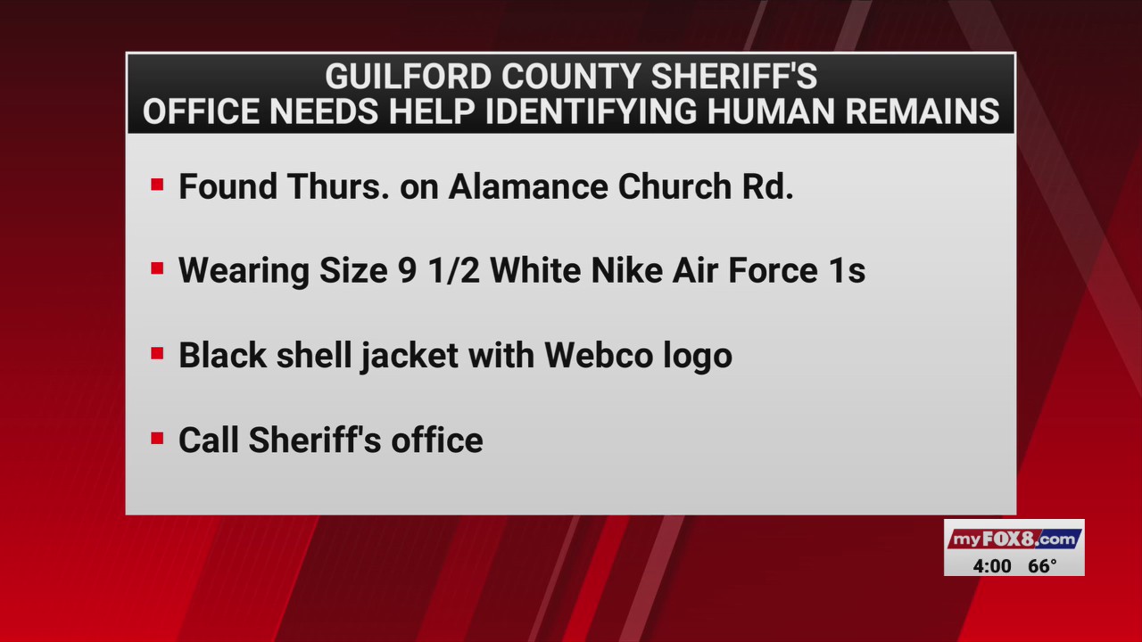 Guilford County deputies asking for help identifying human remains ...