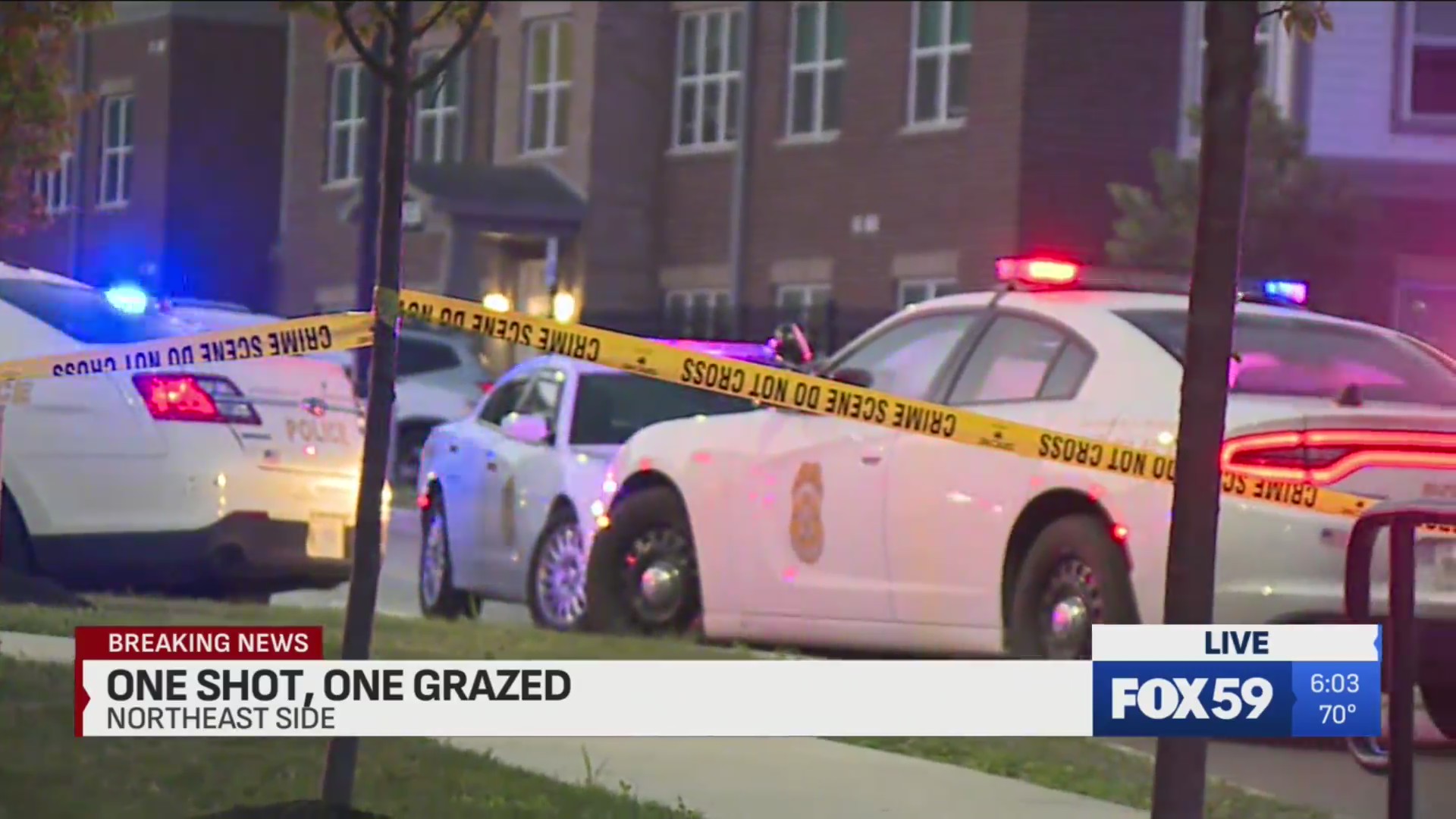 1 shot, 1 grazed in northeast side shooting – Fox 59