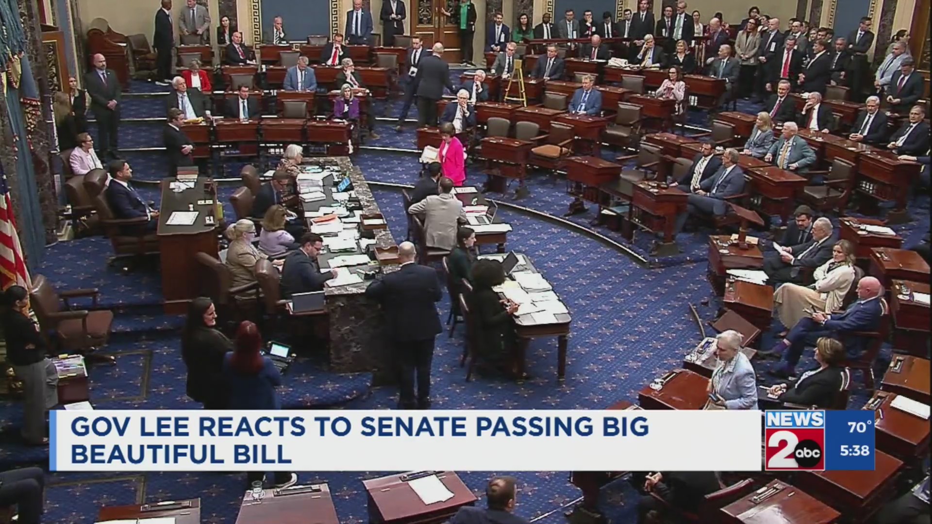 Gov. Lee reacts to Senate passing Big Beautiful Bill – WKRN News 2