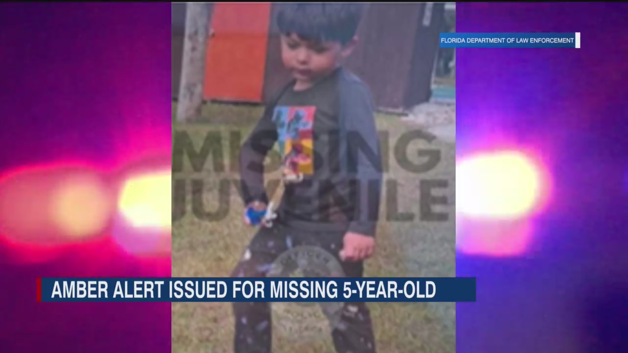 Amber Alert Issued For Missing 5 Year Old Wfla