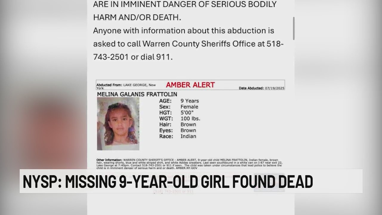 NYSP: Missing 9-year-old girl found dead – WFLA