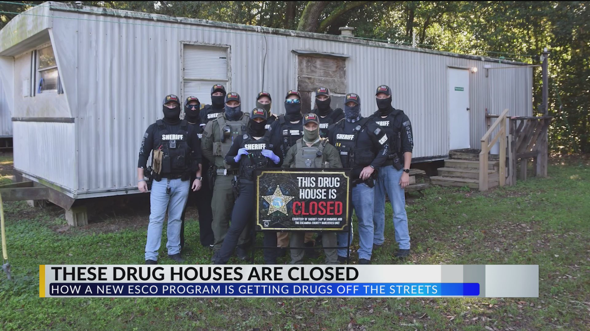 Escambia County Sheriff’s Office busts the 36th drug house in 2024, man ...