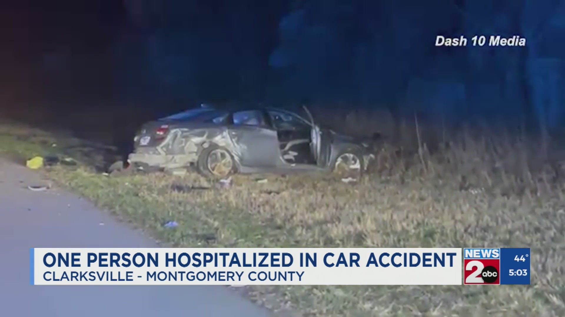 1 injured after crash in Clarksville WKRN News 2