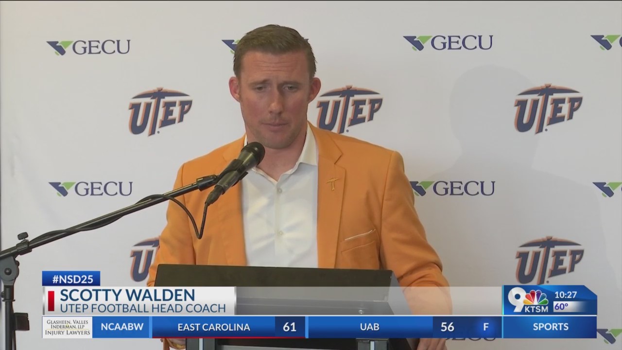 Utep Hand Sign UTEP football signs 26 on National Signing Day 2025 – KTSM 9 News