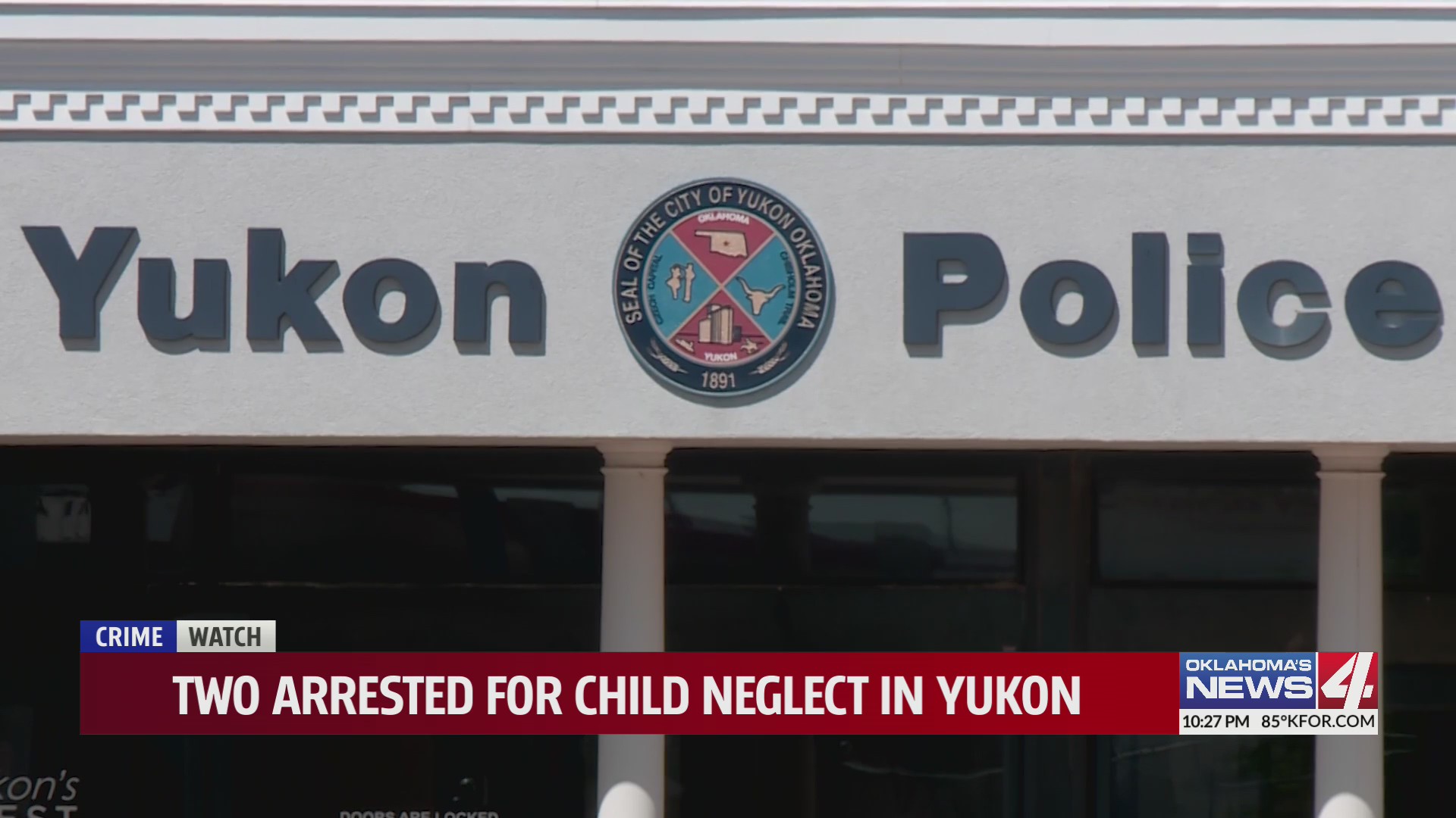 Couple arrested for child neglect in Yukon parking lot – KFOR.com ...