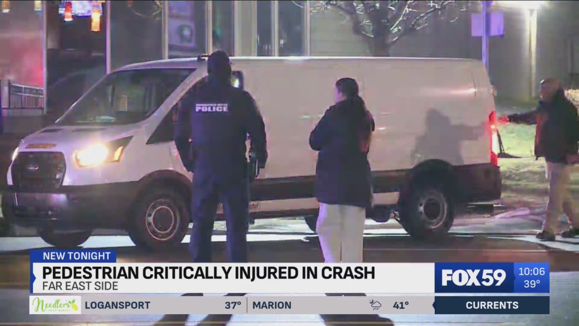 Pedestrian struck on far east side, critical – Fox 59