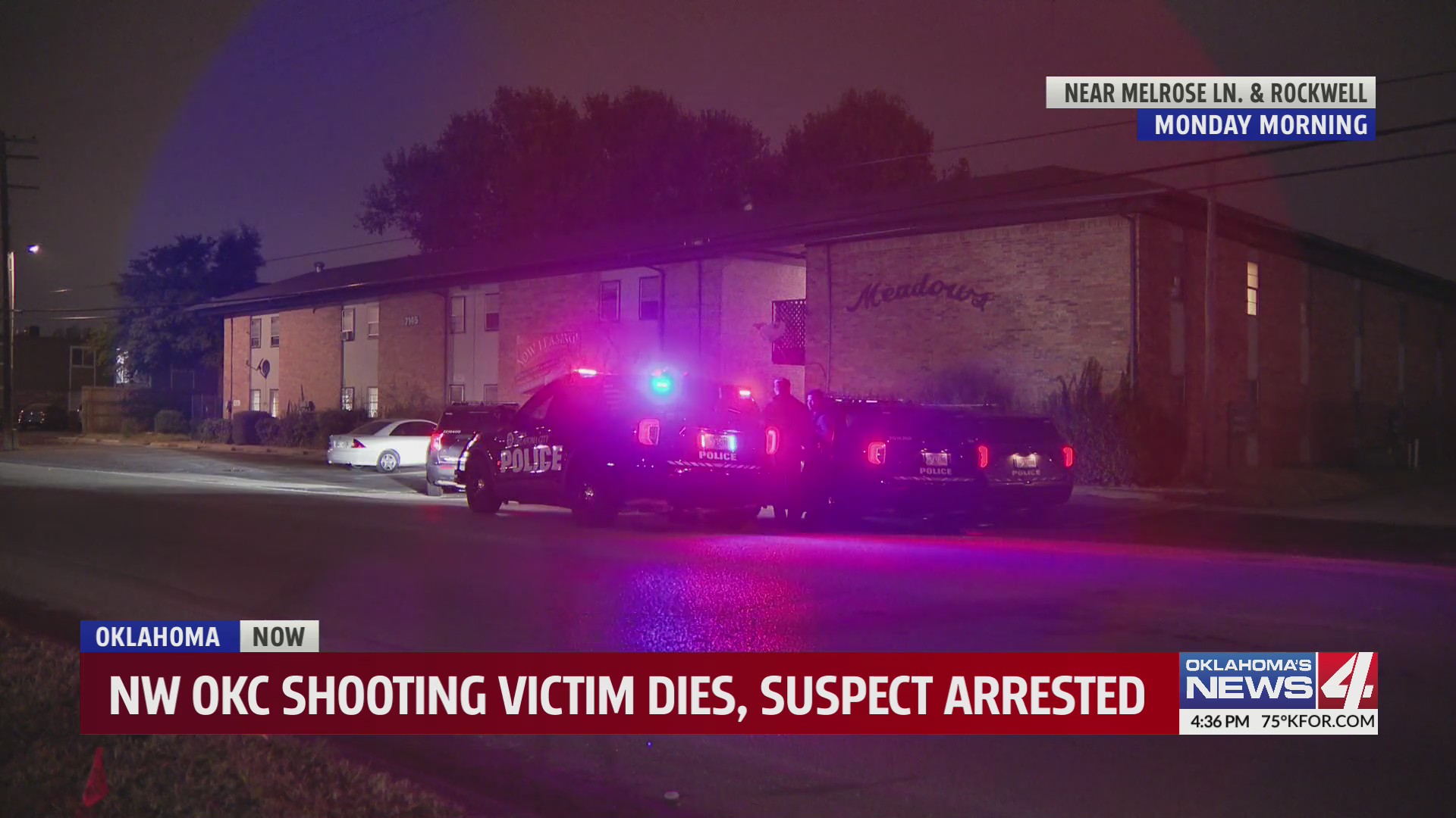 NW OKC shooting victim dies, suspect arrested – KFOR.com Oklahoma City