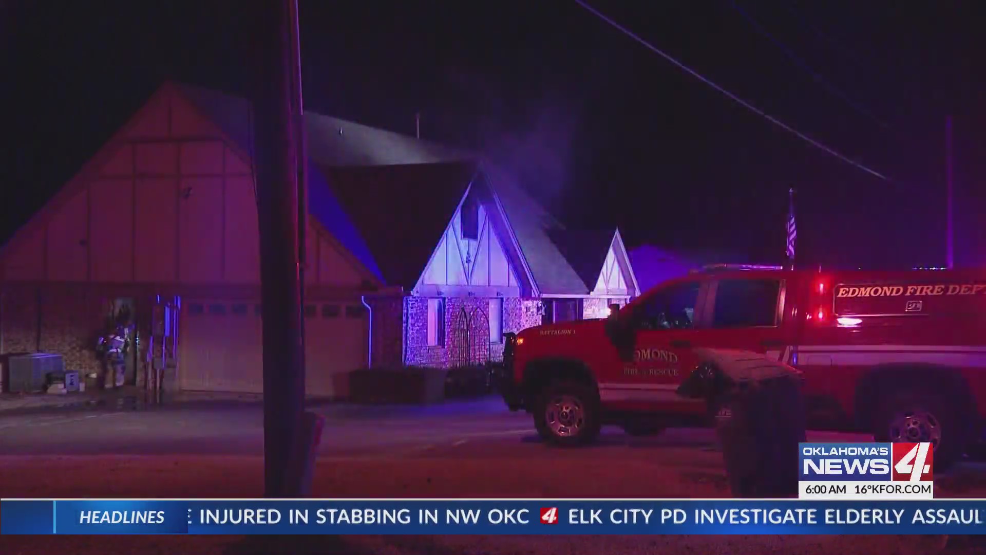 Overnight house fire in Edmond – KFOR.com Oklahoma City