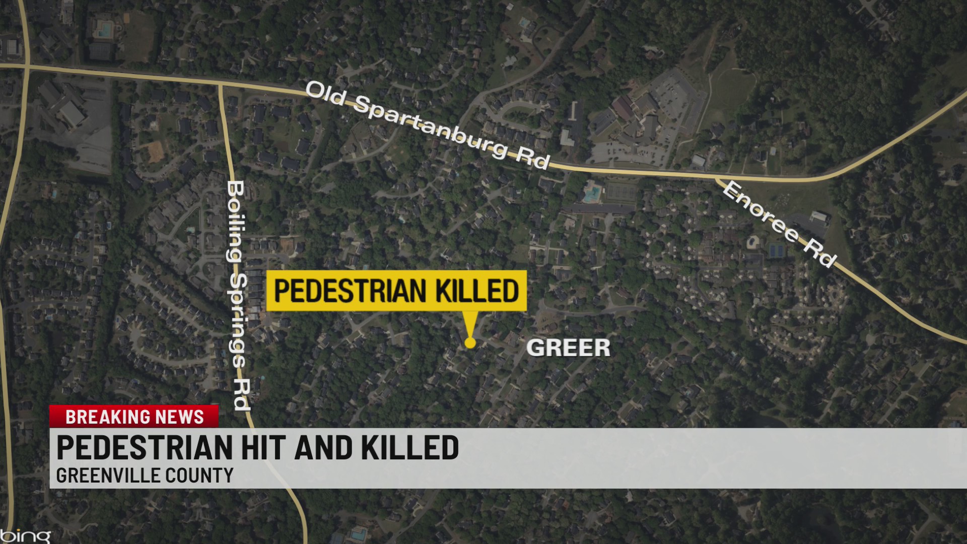 Pedestrian hit, killed by car in Greenville Co. – WSPA 7NEWS