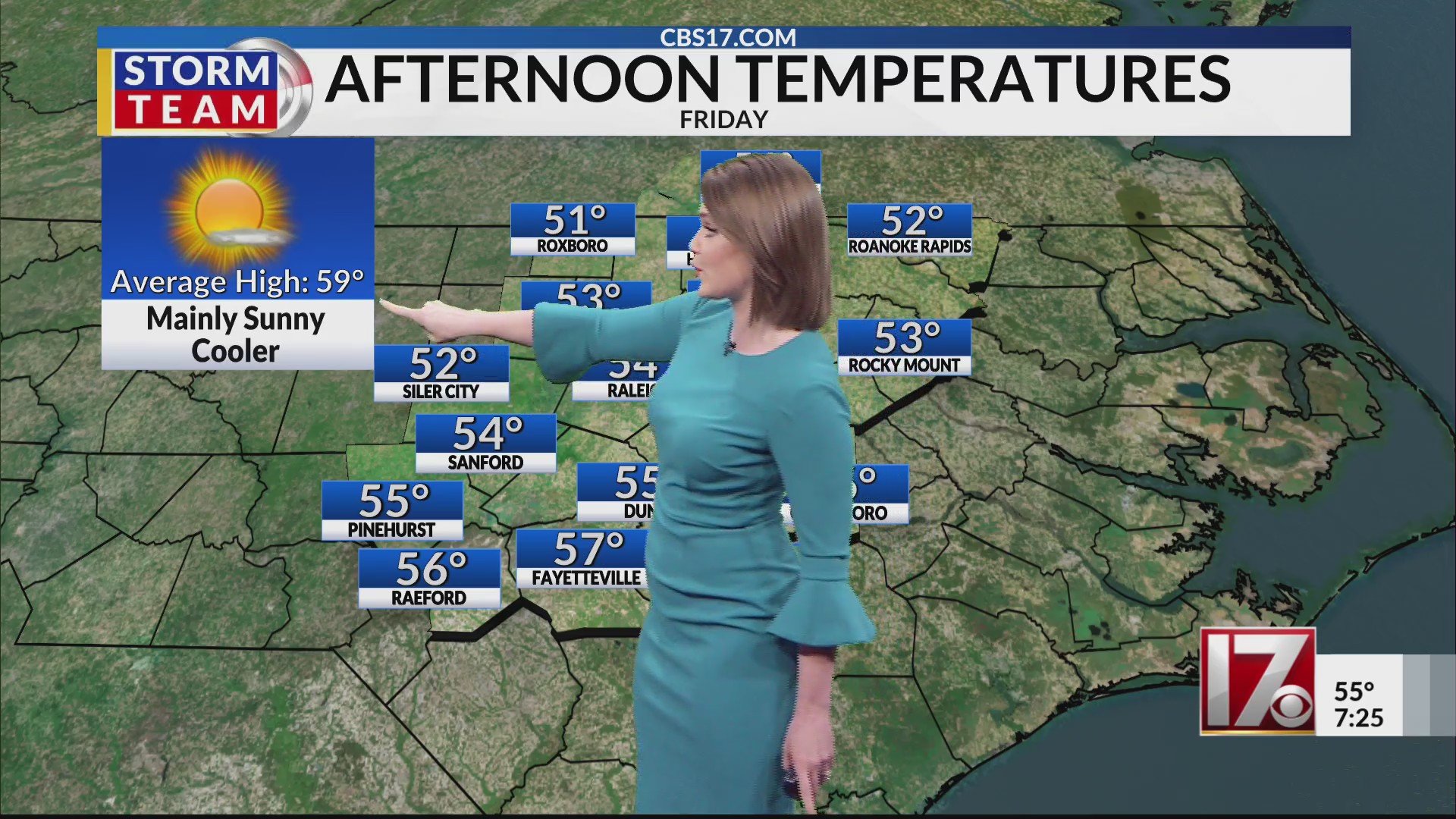Cool, sunny Friday before cold weather returns to Central NC – CBS17.com