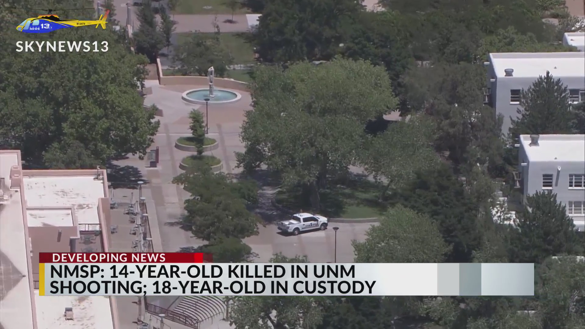 14 year old killed, suspect arrested in deadly UNM campus shooting ...