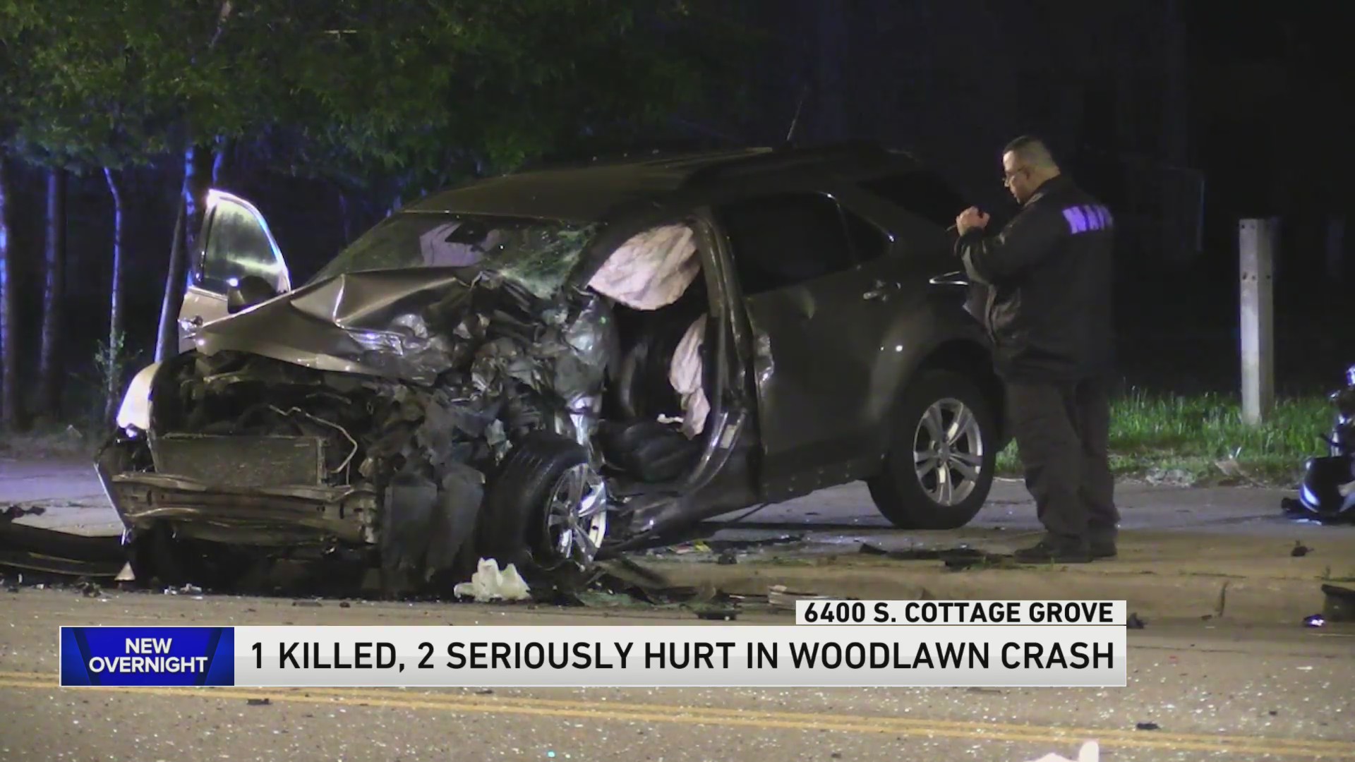 1 killed, 3 injured in Woodlawn crash late Saturday night, Chicago ...