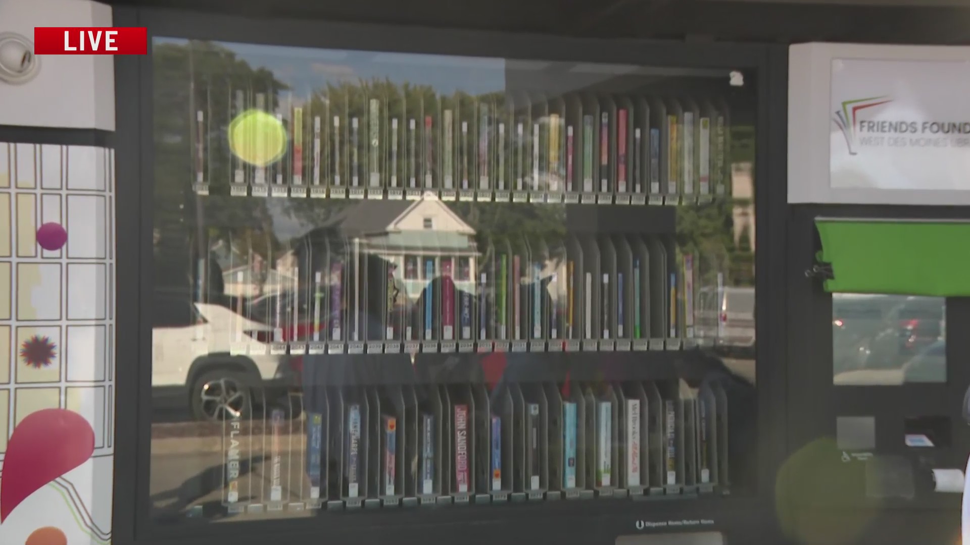 West Des Moines Library Kiosk and Mobile BookMobile boost reading
