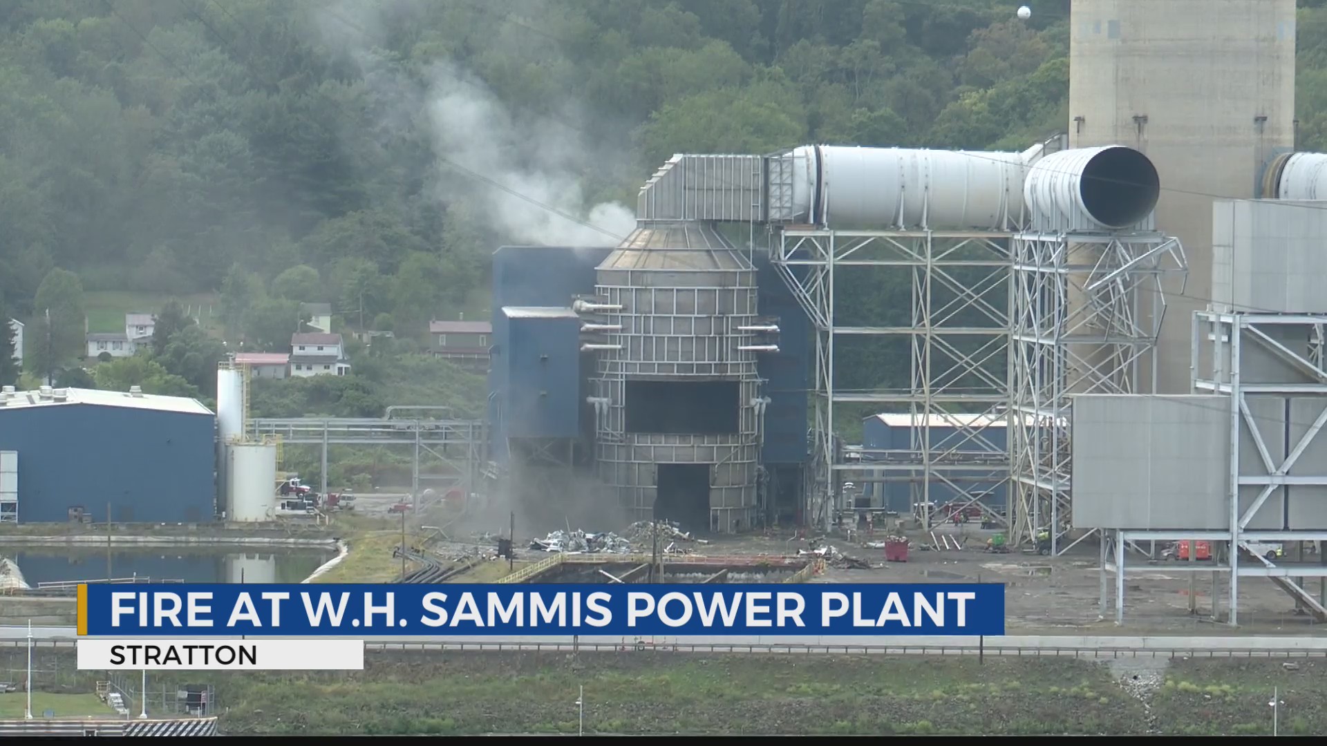 No injuries following fire at local power plant WTRF