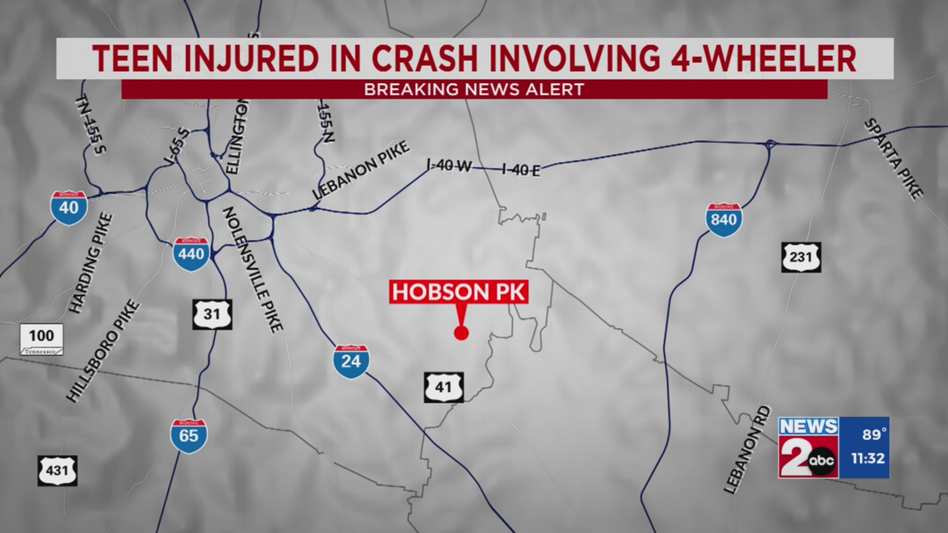Teen critically injured in ATV crash in Antioch – WKRN News 2