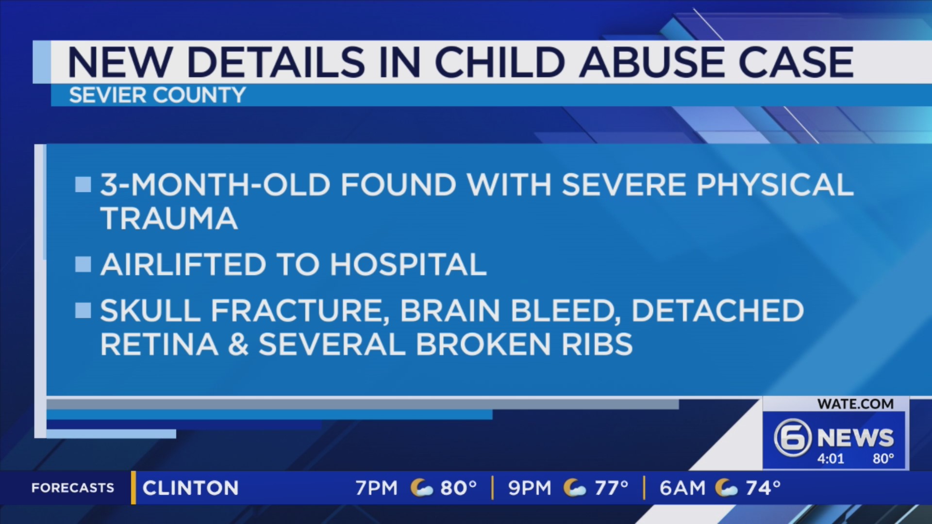 New details in Sevier County child abuse case – WATE 6 On Your Side