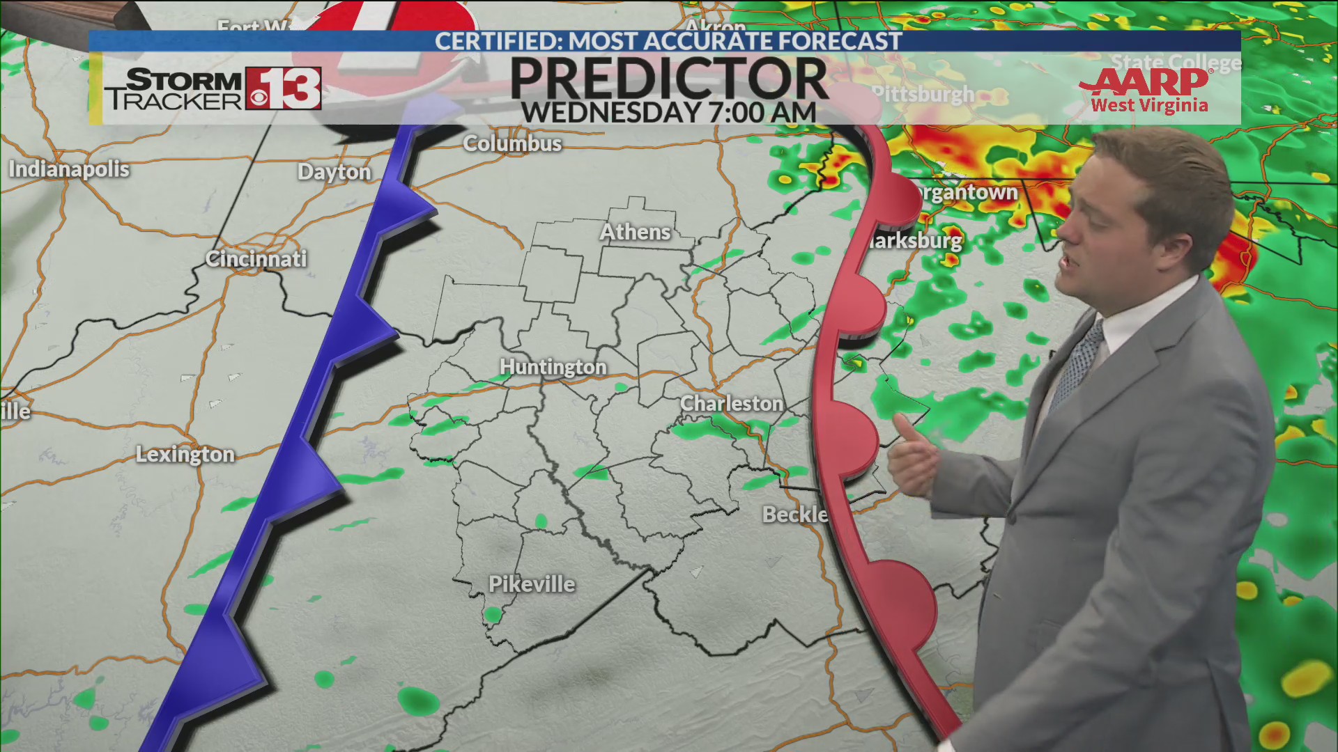 Scattered showers and storms this afternoon – WOWK 13 News
