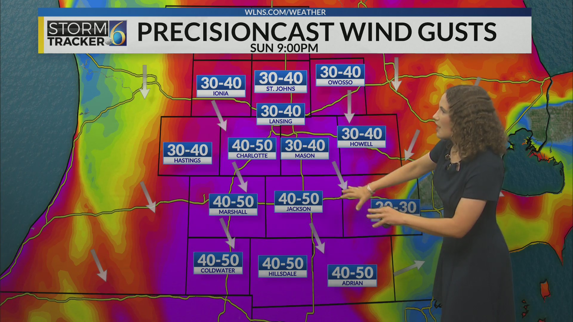 Heavy rain and gusty winds expected this weekend – WLNS 6 News