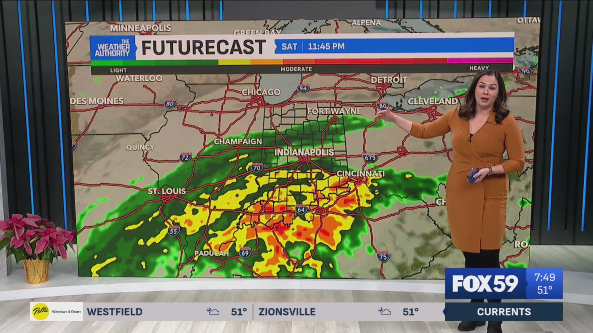 Mild open to the weekend; turning wet and windy on Sunday – Fox 59