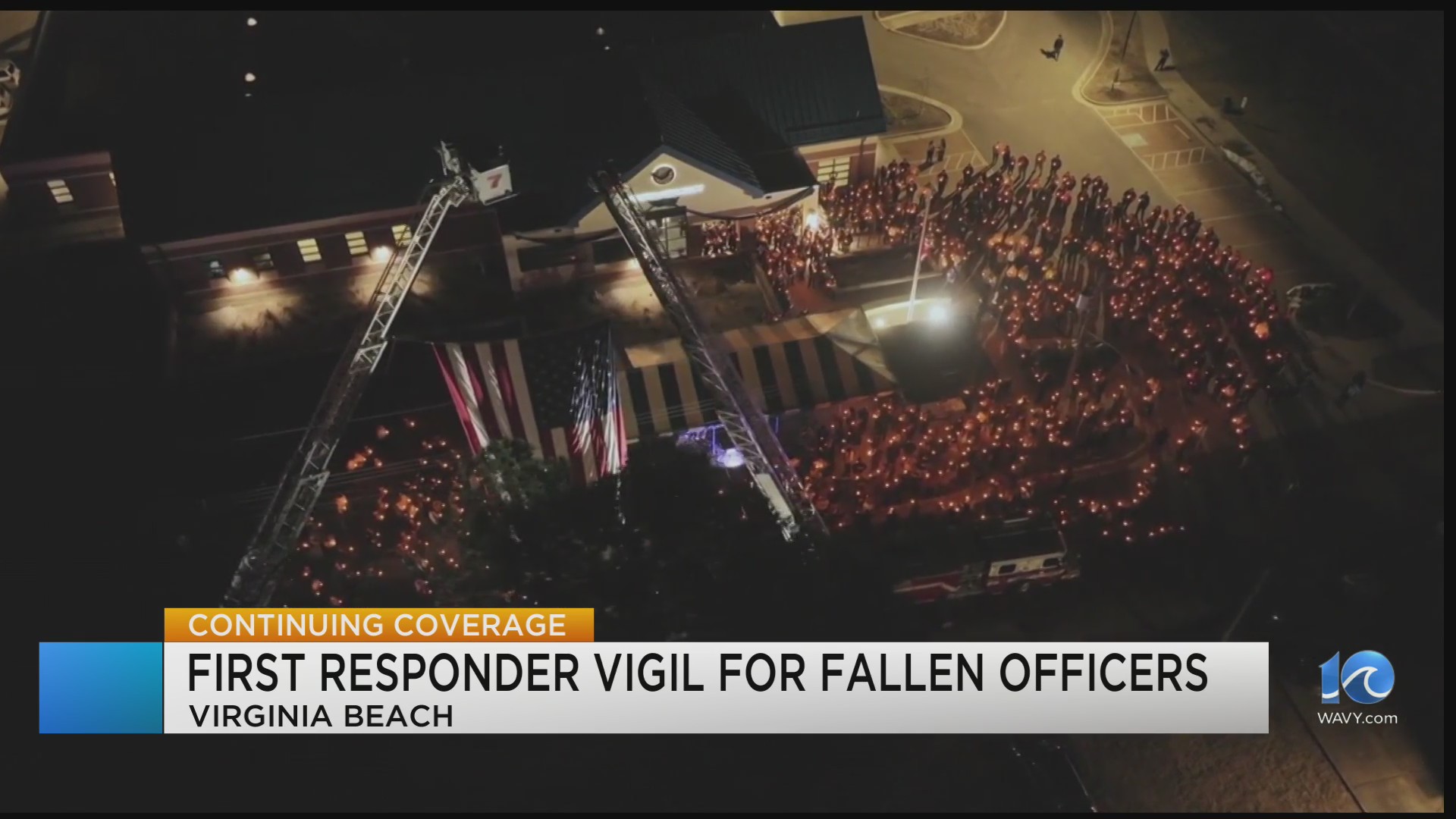 Vigil held for fallen VBPD officers – WAVY.com